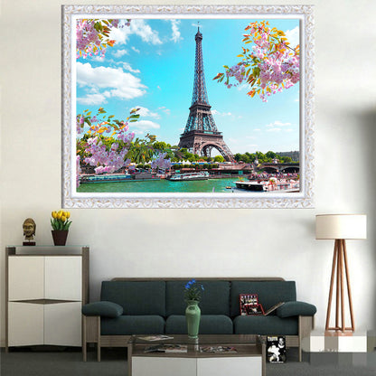 Tower - Full Round Drill Diamond Painting 40*30CM