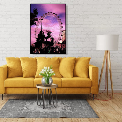 Ferris Wheel - Full Round Drill Diamond Painting 30*40CM