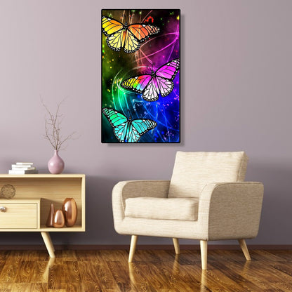 Butterfly - Full Round Drill Diamond Painting 30*48CM