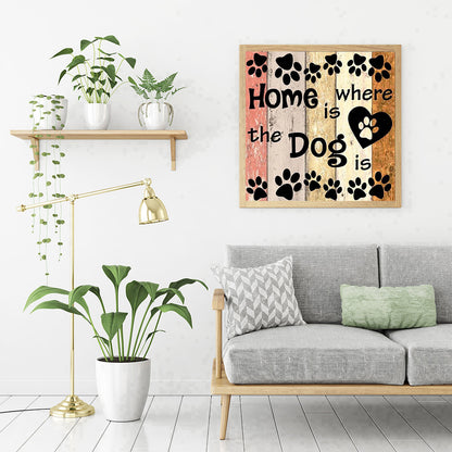 Dog - Full Round Drill Diamond Painting 30*30CM