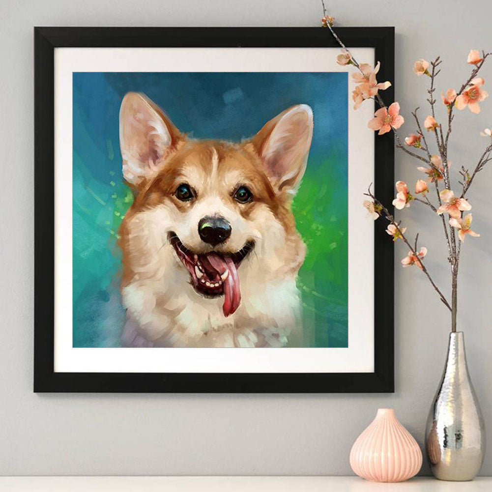 Dog Beaded - Special Shaped Drill Diamond Painting 30*30CM