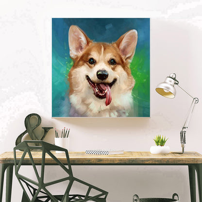 Dog Beaded - Special Shaped Drill Diamond Painting 30*30CM