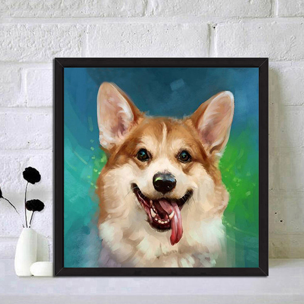 Dog Beaded - Special Shaped Drill Diamond Painting 30*30CM