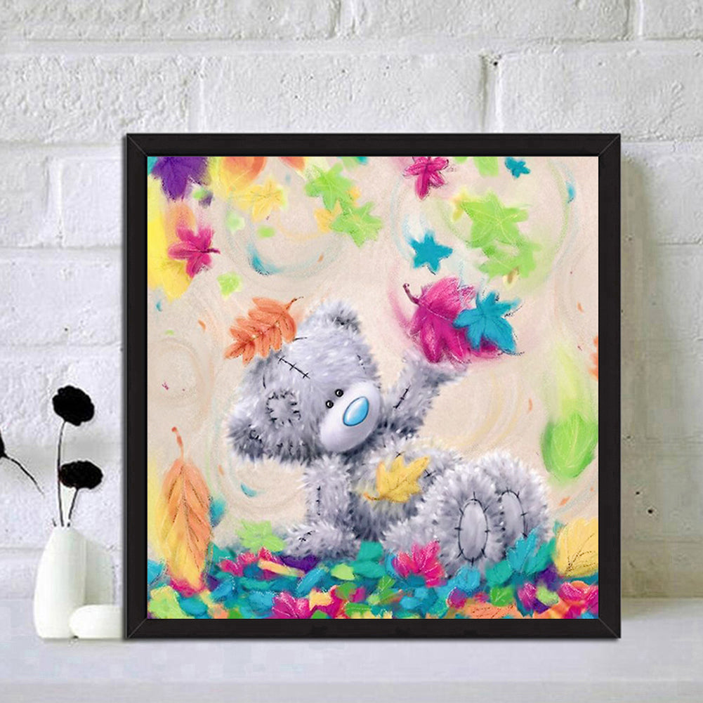 Bear Doll - Special Shaped Drill Diamond Painting 30*30CM