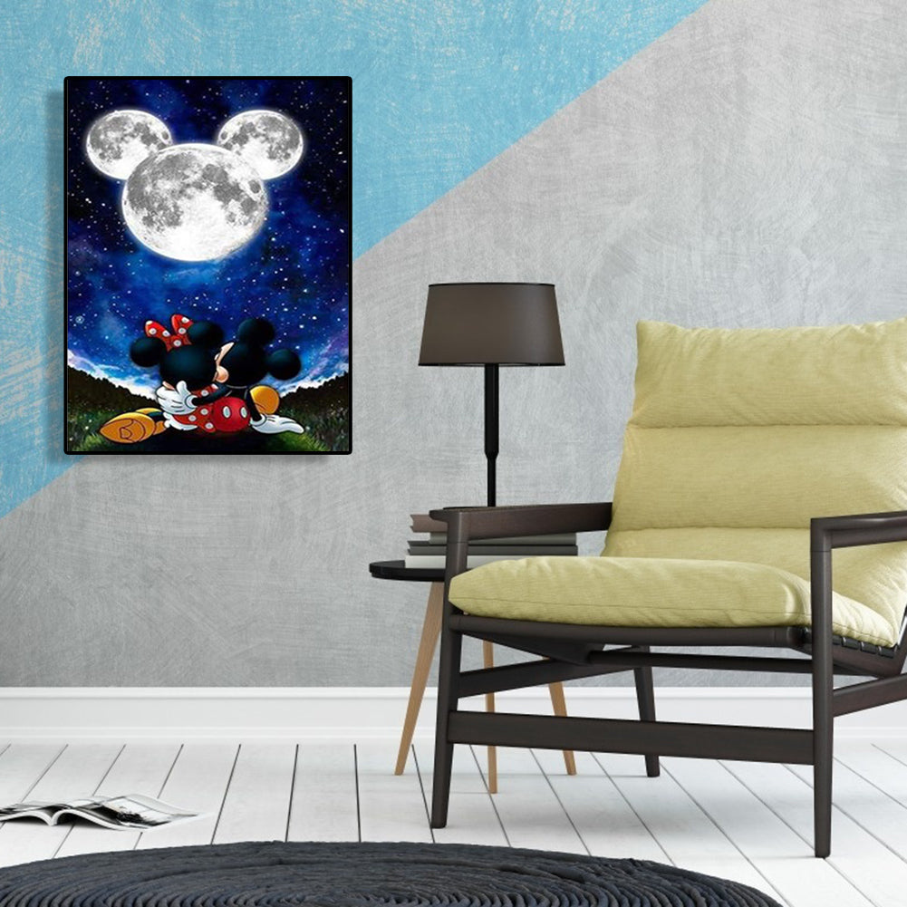Starry Mouse - Full Round Drill Diamond Painting 30*40CM