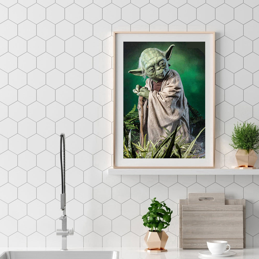 Yoda - Full Round Drill Diamond Painting 40*30CM