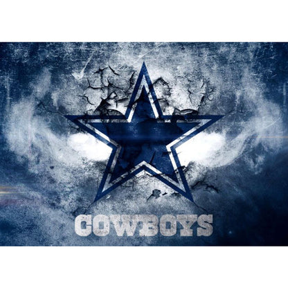 Cowboys Icon - Full Round Drill Diamond Painting 40*30CM