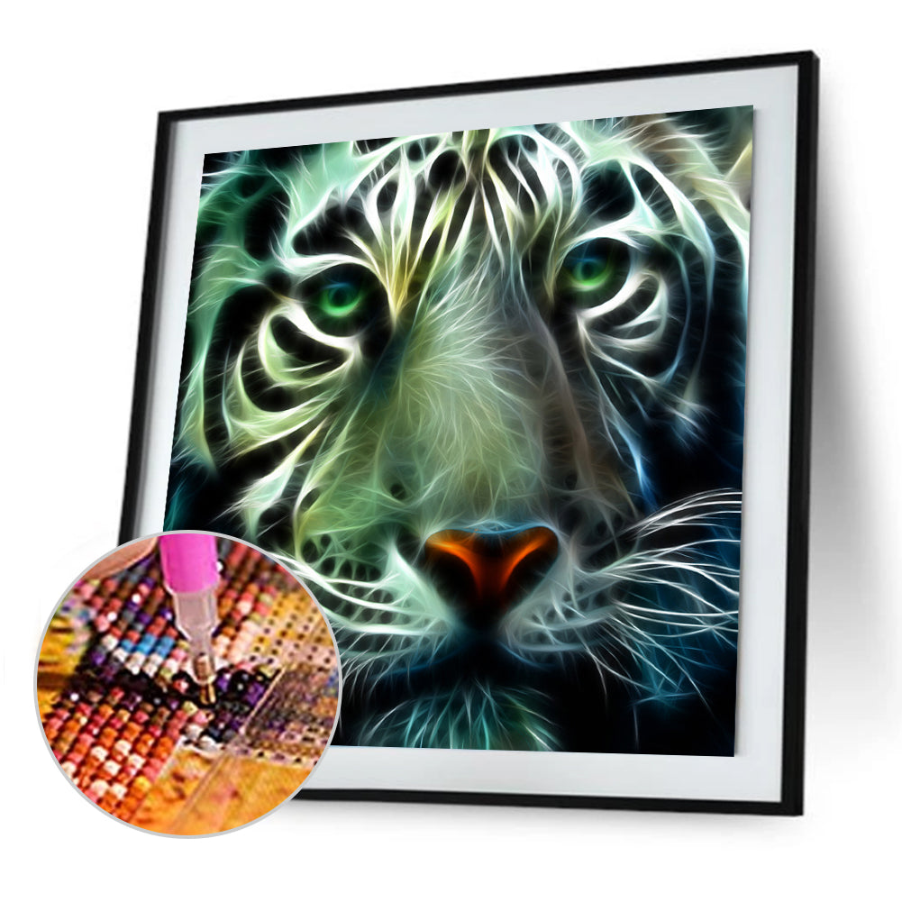 Novelty Tiger - Full Round Drill Diamond Painting 30*30CM