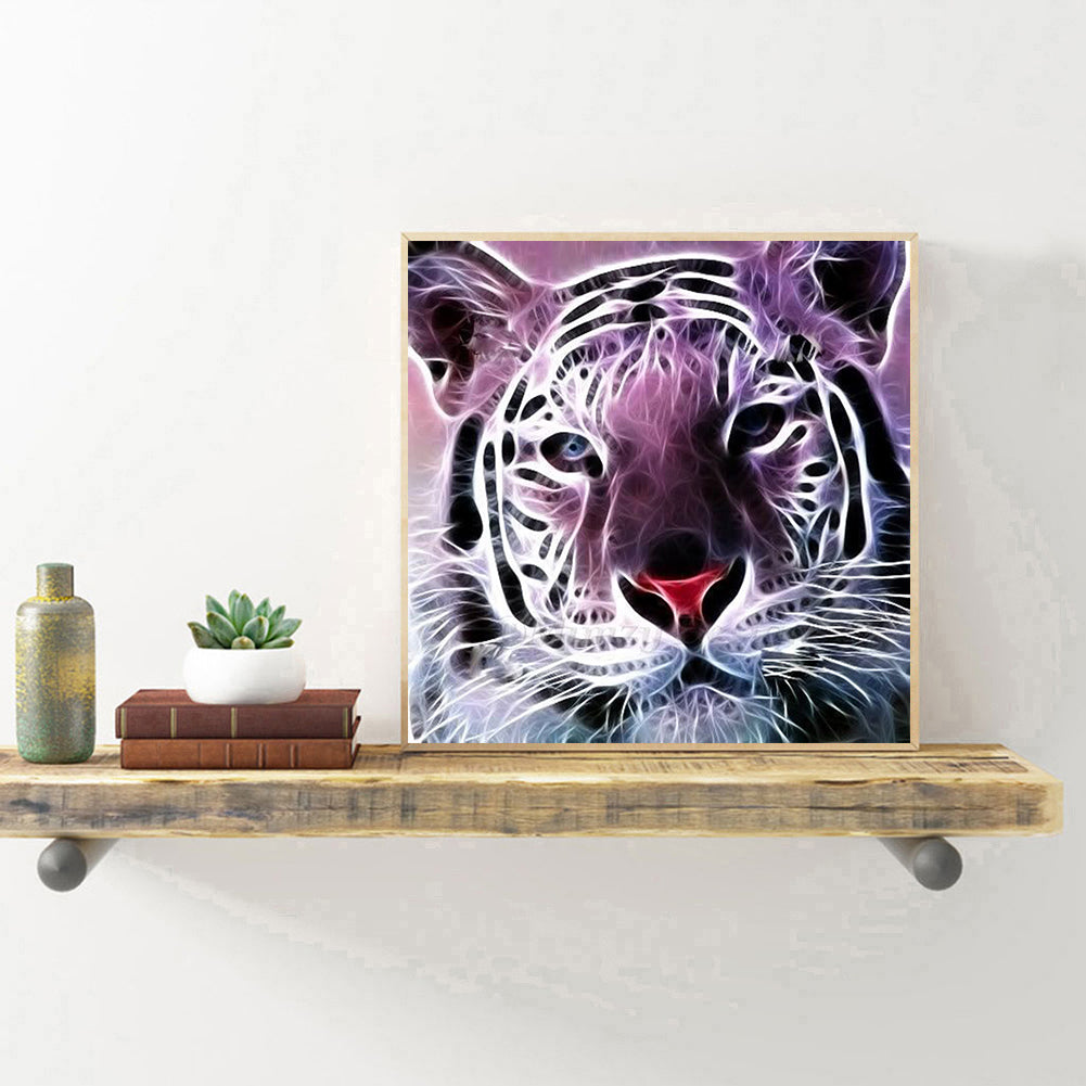 Novelty Tiger - Full Round Drill Diamond Painting 30*30CM