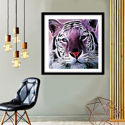 Novelty Tiger - Full Round Drill Diamond Painting 30*30CM