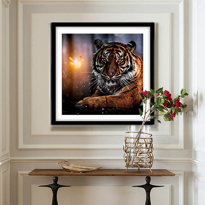 Novelty Tiger - Full Round Drill Diamond Painting 30*30CM