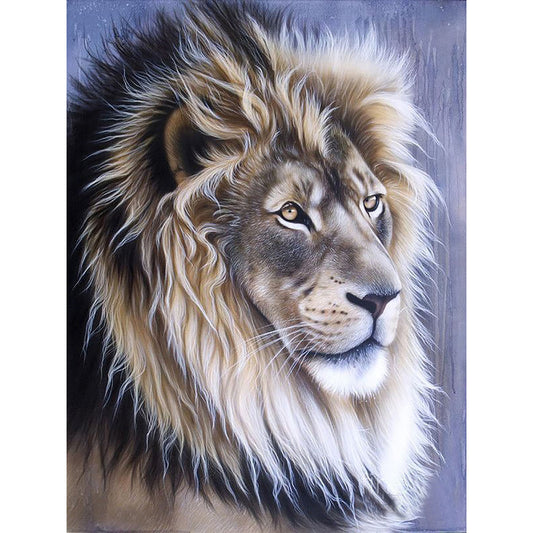 Lion - Full Round Drill Diamond Painting 30*40CM