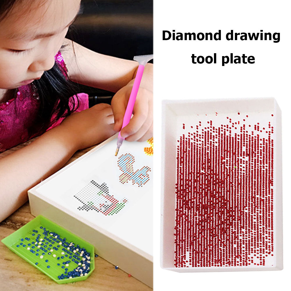 Plastic Rhinestones Beads Tray for Diamond Painting Embroidery Cross Stitch