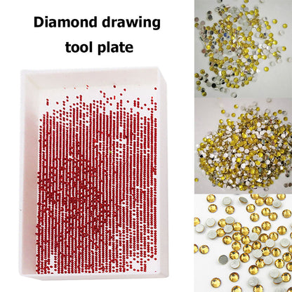 Plastic Rhinestones Beads Tray for Diamond Painting Embroidery Cross Stitch