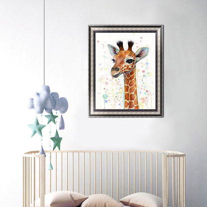 Giraffe Animal - Full Round Drill Diamond Painting 30*40CM