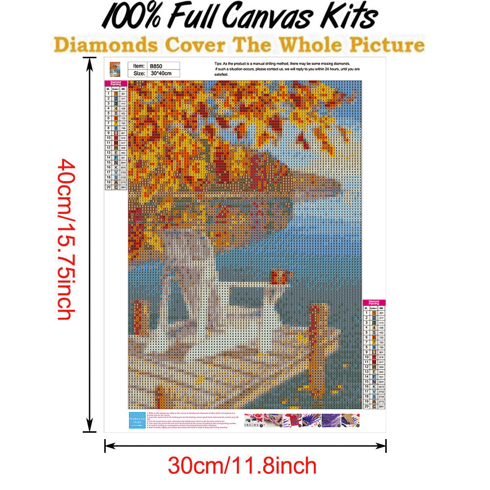 Scenery - Full Round Drill Diamond Painting 30*40CM