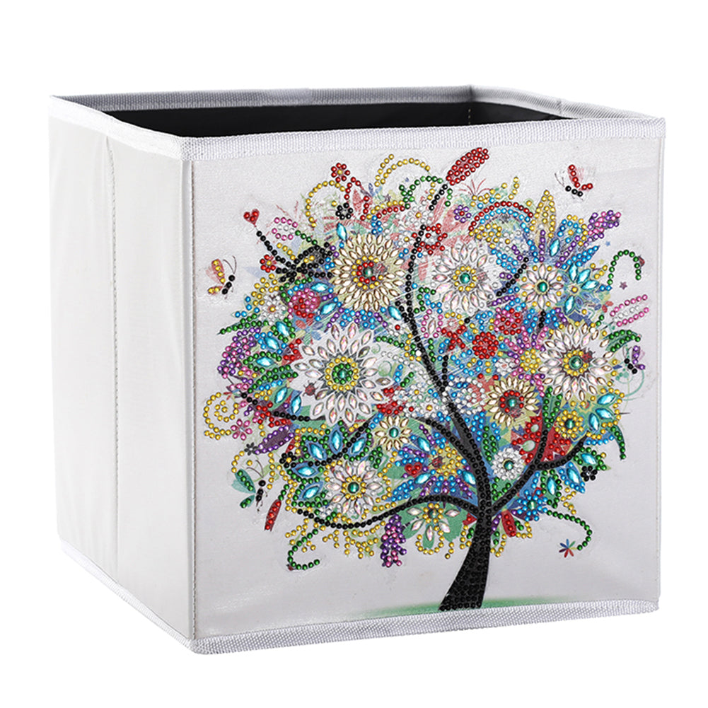 DIY Diamond Painting Folding Storage Box Desktop Toys Sundries Organizer