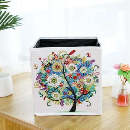 DIY Diamond Painting Folding Storage Box Desktop Toys Sundries Organizer