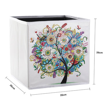 DIY Diamond Painting Folding Storage Box Desktop Toys Sundries Organizer