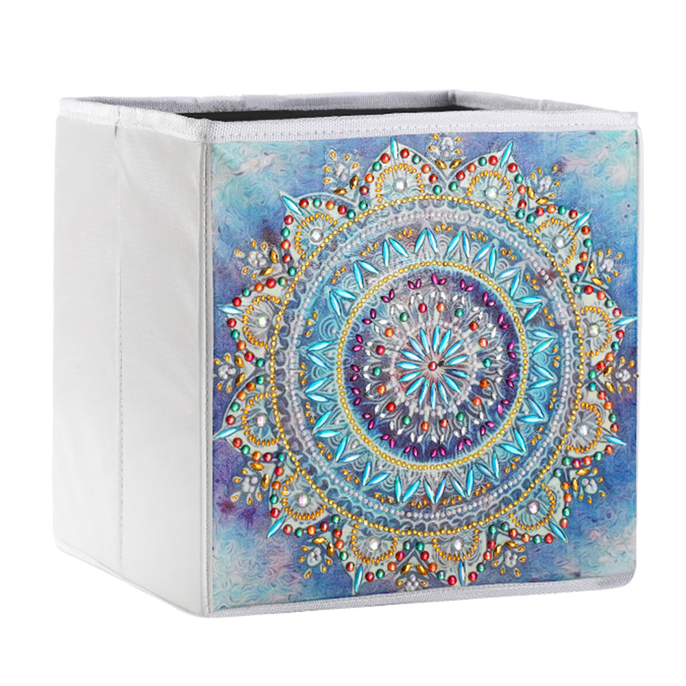 DIY Diamond Painting Folding Storage Box Square Desktop Sundries Organizer