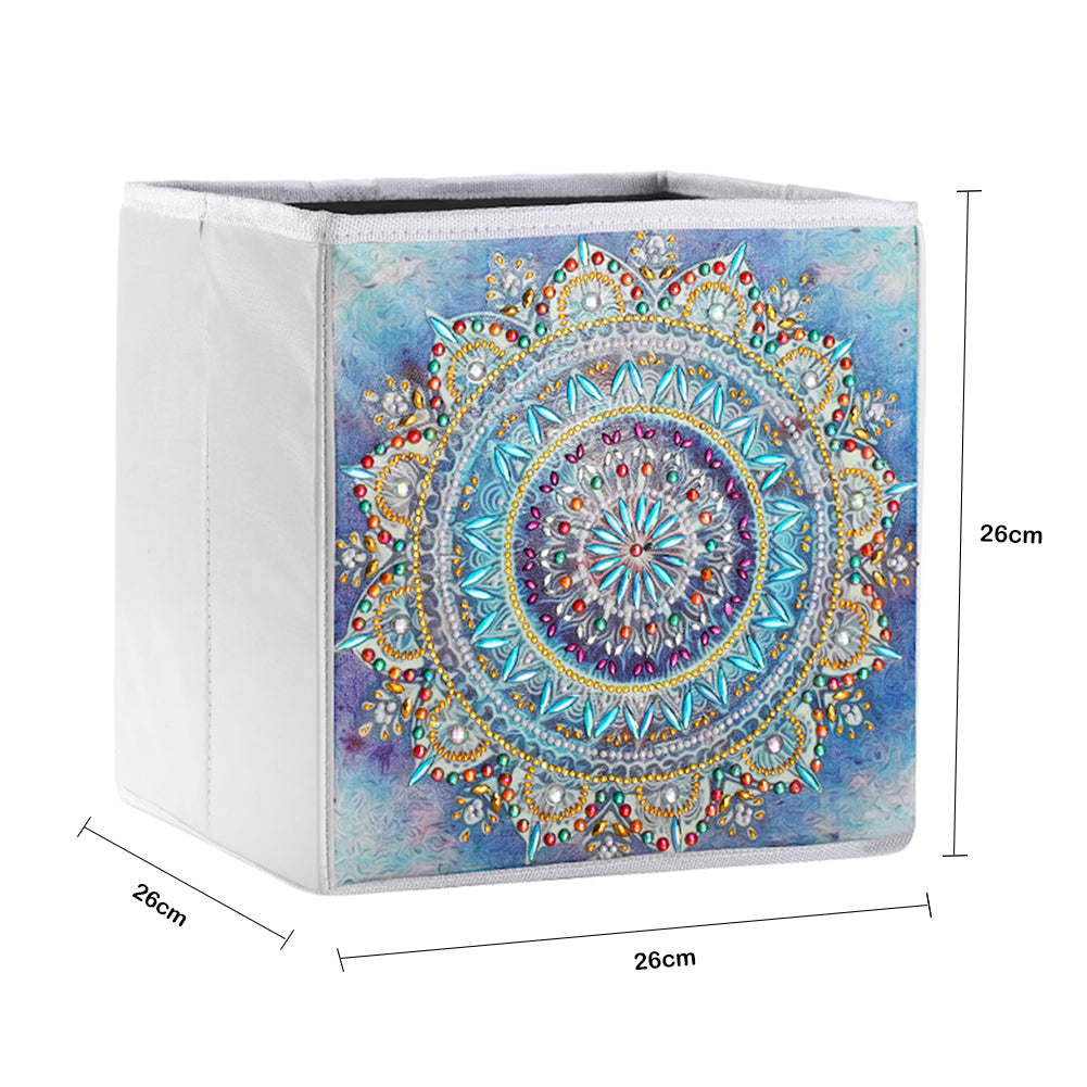 DIY Diamond Painting Folding Storage Box Square Desktop Sundries Organizer