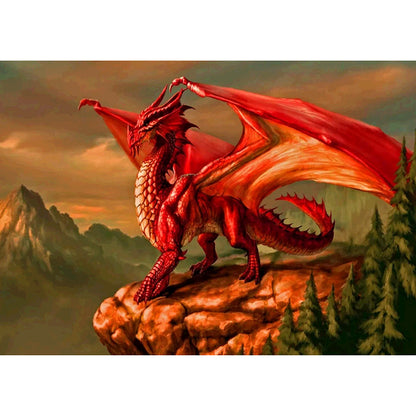 Noble Dragon - Full Round Drill Diamond Painting 40*30CM