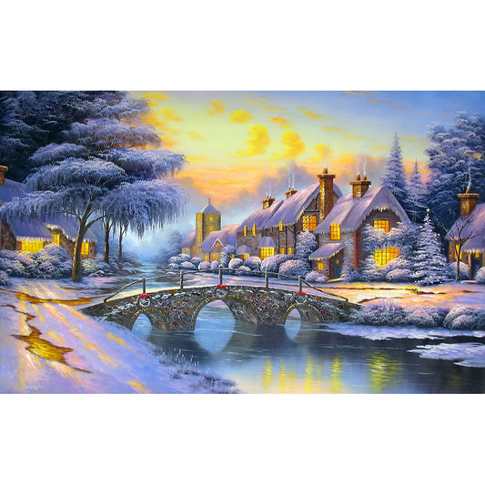 Scenery - Full Round Drill Diamond Painting 40*30CM