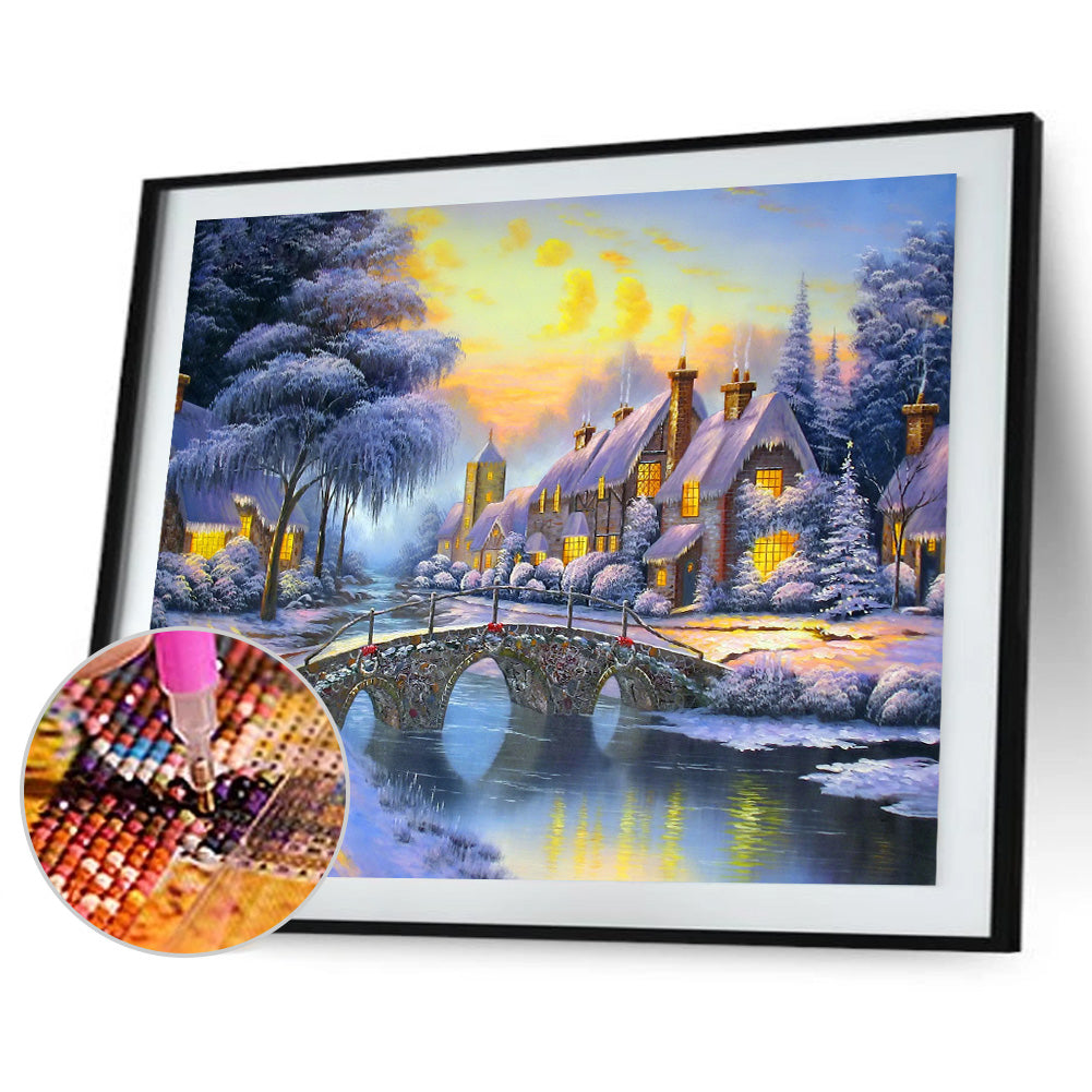 Scenery - Full Round Drill Diamond Painting 40*30CM