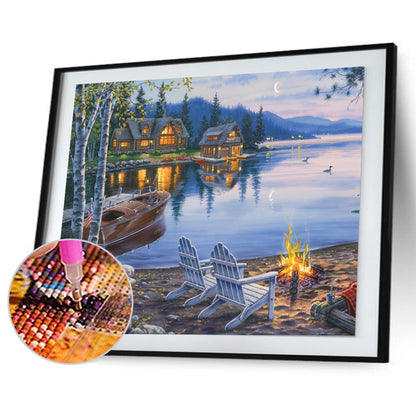 Scenery - Full Round Drill Diamond Painting 40*30CM