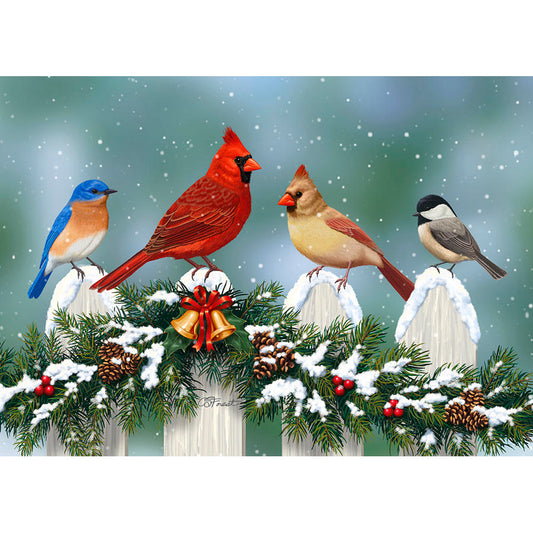 Bird - Full Round Drill Diamond Painting 40*30CM