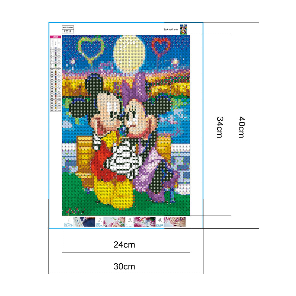 Mouse - Full Round Drill Diamond Painting 30*40CM