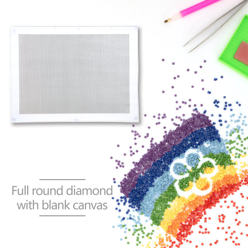 Blank Embroidery Full Round Drill Canvas DIY Diamond Painting (30x40cm)