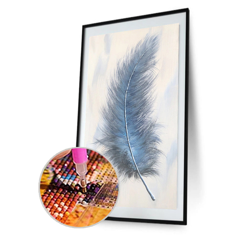 Feather - Full Round Drill Diamond Painting 45*85CM