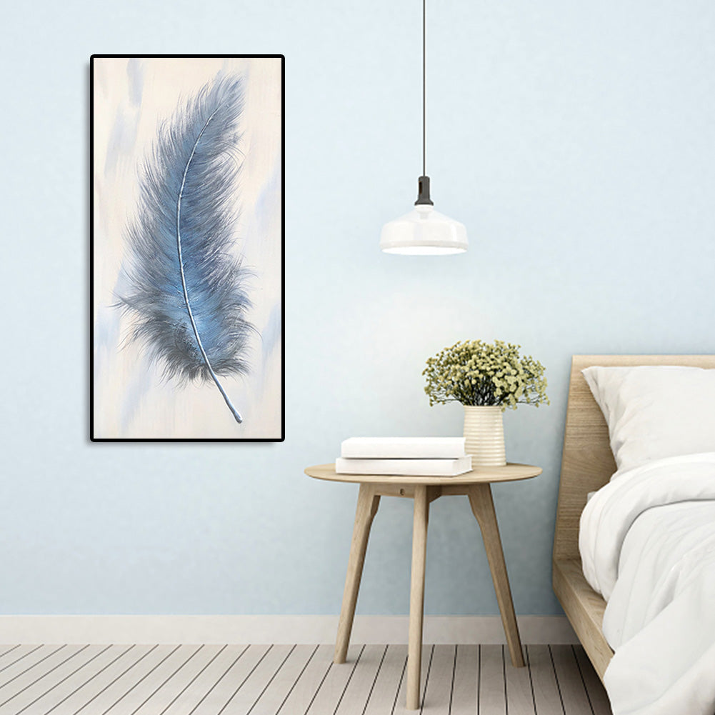 Feather - Full Round Drill Diamond Painting 45*85CM