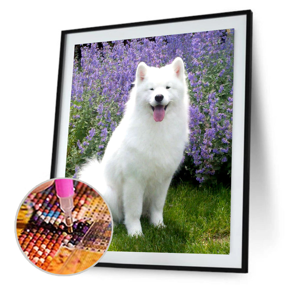 Dog - Full Round Drill Diamond Painting 30*40CM