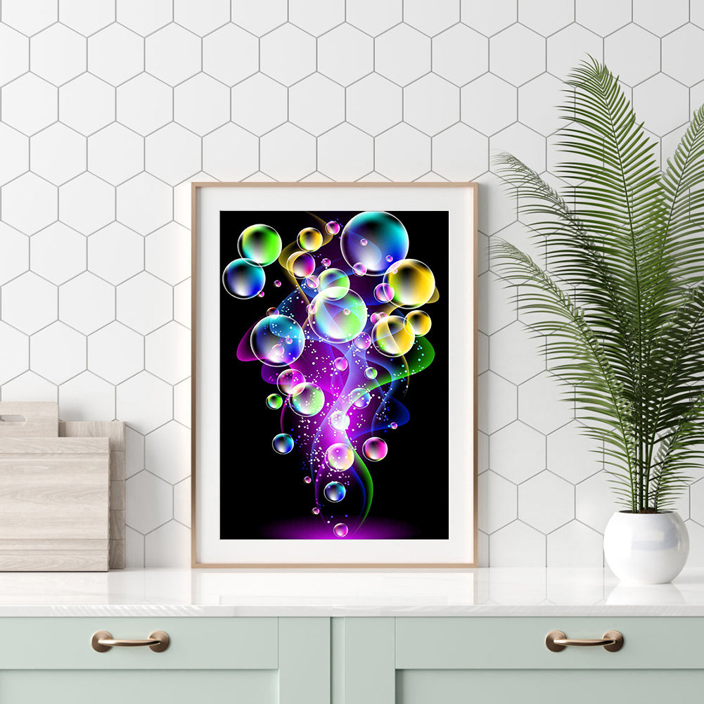 Bubble Circle - Full Round Drill Diamond Painting 30*40CM