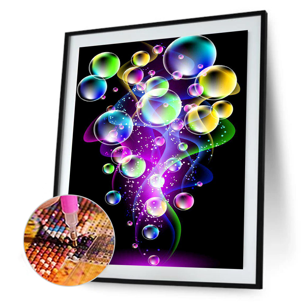 Bubble Circle - Full Round Drill Diamond Painting 30*40CM