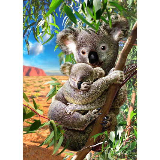 Koala - Full Round Drill Diamond Painting 30*40CM