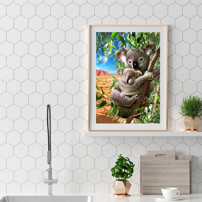 Koala - Full Round Drill Diamond Painting 30*40CM