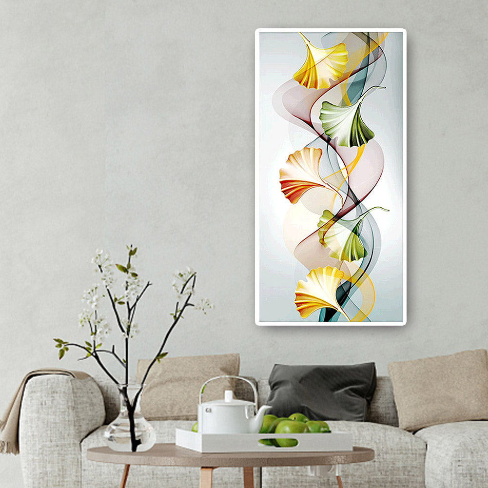 Ginkgo Leaves - Full Round Drill Diamond Painting 45*85CM