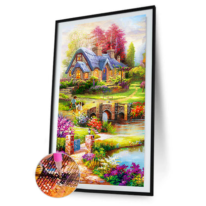 Country - Full Round Drill Diamond Painting 45*85CM