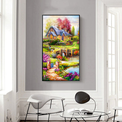 Country - Full Round Drill Diamond Painting 45*85CM