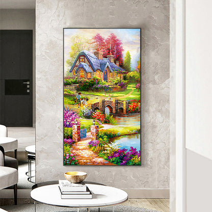 Country - Full Round Drill Diamond Painting 45*85CM