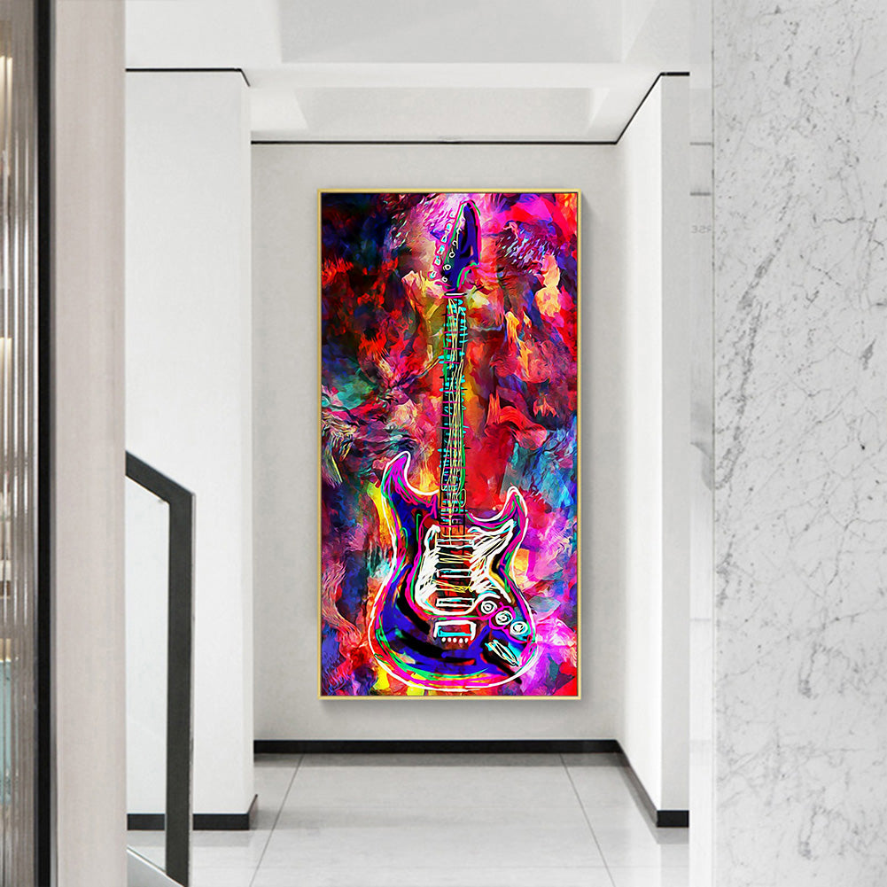 Guitar - Full Round Drill Diamond Painting 45*85CM