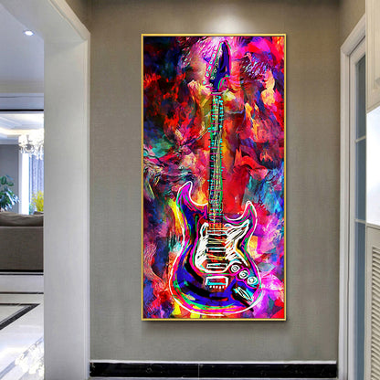 Guitar - Full Round Drill Diamond Painting 45*85CM