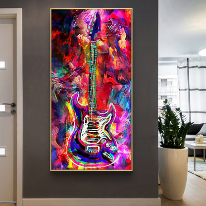 Guitar - Full Round Drill Diamond Painting 45*85CM