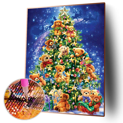 Christmas Tree - Full Round Drill Diamond Painting 40*50CM