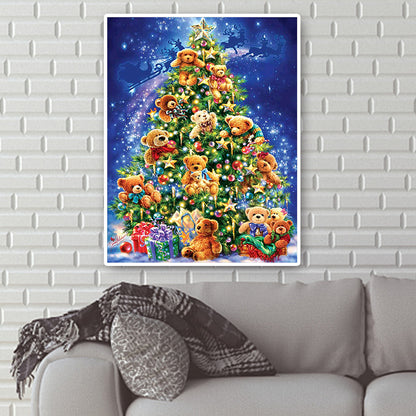 Christmas Tree - Full Round Drill Diamond Painting 40*50CM