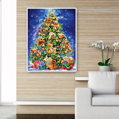 Christmas Tree - Full Round Drill Diamond Painting 40*50CM