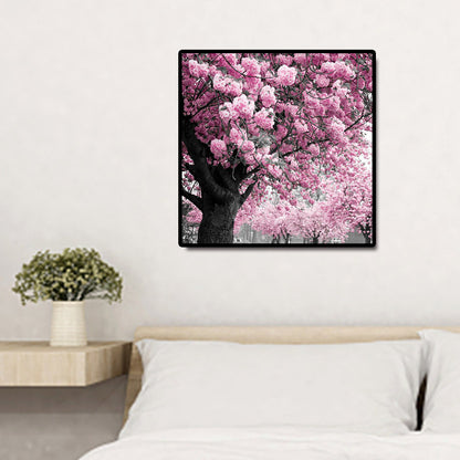 Cherry Tree - Full Round Drill Diamond Painting 30*30CM